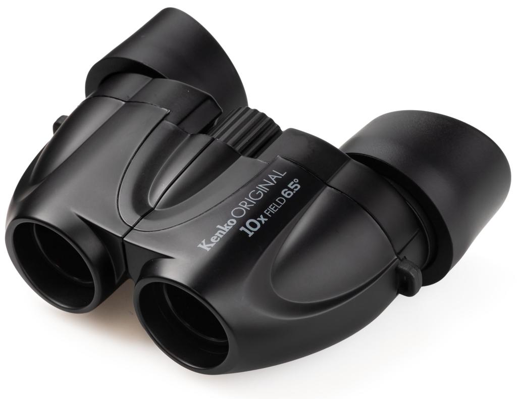 Kenko Original Compact Matte 10x Ideal for Concerts and Sports Warranty Binoculars, Black, Magnification, Ultra-lightweight (140g), Multi-coated,