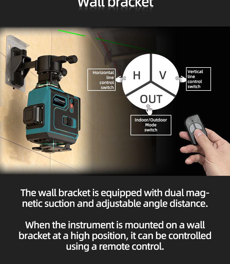 High-Precision Automatic Infrared Laser Level for Outdoor Use