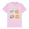 T-shirt Design in Stile Fumetto Haaland Estate Casual Larga Donna Uomo T-shirt Streetwear Unisex Grafica Merch Morbida Moda Cotone