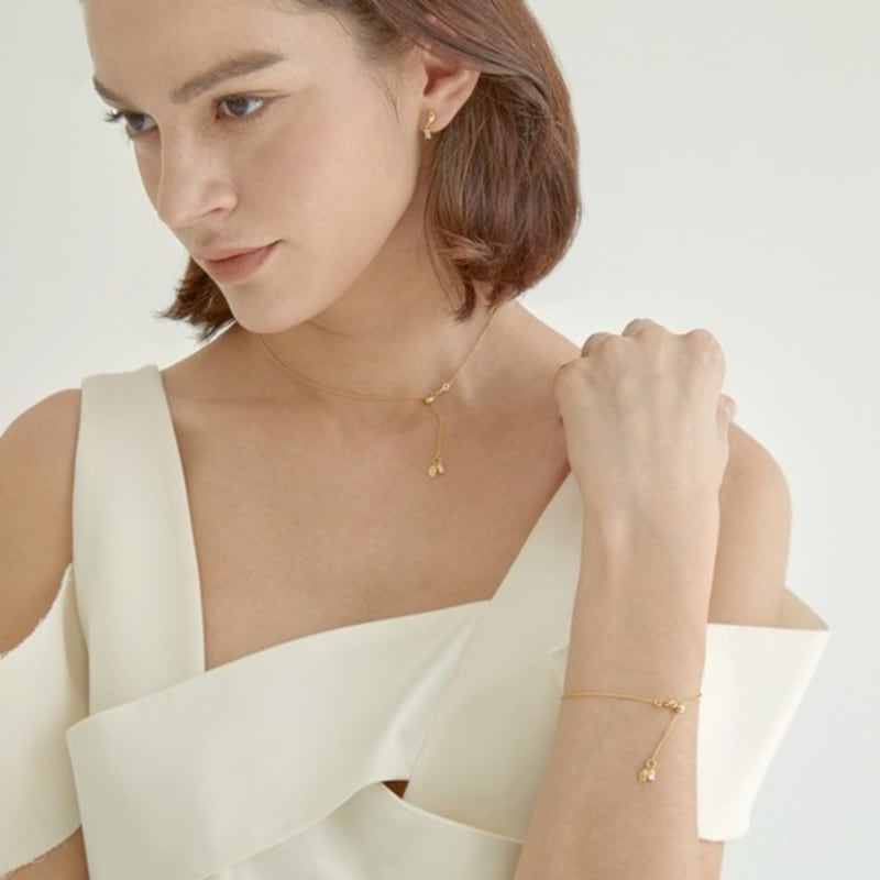 Aphrose Square Cubic Slide Bracelet