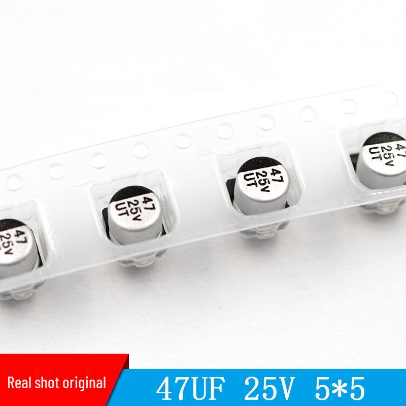 47uF 25V 5x5mm Kesen SMD Aluminum Electrolytic Capacitor Available