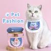 Disfraz de Mascota de Dibujos Animados Boina para Perro Pequeño con Correas Ajustables Bandana de Mezclilla para Mascota Accesorios para Disfraz para Perros Pequeños Medianos Gatos