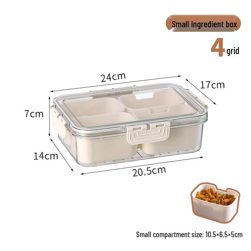 

Portable Ice Jelly and Fruit Salad Box with Lid for Camping and Outdoor Use