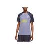 Nike Tottenham Hotspur Strike Embroidered Letter Print Patchwork Short Sleeve Soccer Jersey Men Tops Iron-Purple DX3025-524