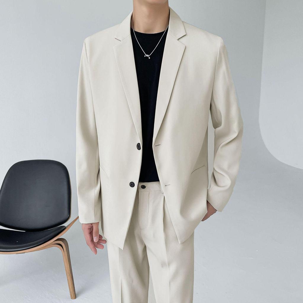 High-End Autumn Korean Style Men's Casual Loose Suit Jacket - Trendy, Mature Look