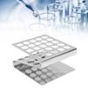 25 Holes 15/17mm Silver Z Shape Centrifuge Tube Rack 15ml Centrifuge Tube Rack  Sample Storage