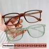Fashion Square-Frame Presbyopia Glasses Trendy Classic Unisex Vintage PC Frame High-Definition Anti Blue Light Reading Glasses
