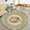 Rose Gorgeous Round Area Rug,Carpet Rug for Living Room Bedroom Sofa Playroom Decor,Non-slip Floor Mat64