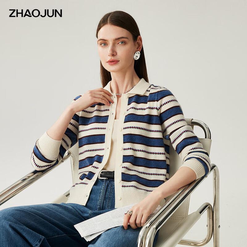 

Женский кардиган Zhaojun из 100% кашемира с утолщенным лацканом XL