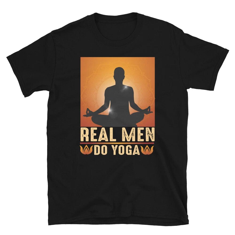 Real Men Do Sassy Sarcastic Yoga Joke XL