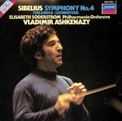 CD SIBELIUS, ASHKENAZY; PHILHARMONIA O - Symphony 4 4000562 London Records Germany Classical Used