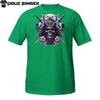 Purple Samurai Skull T-Shirt – Gothic Katana Warrior with Sakura Flowers Tee
