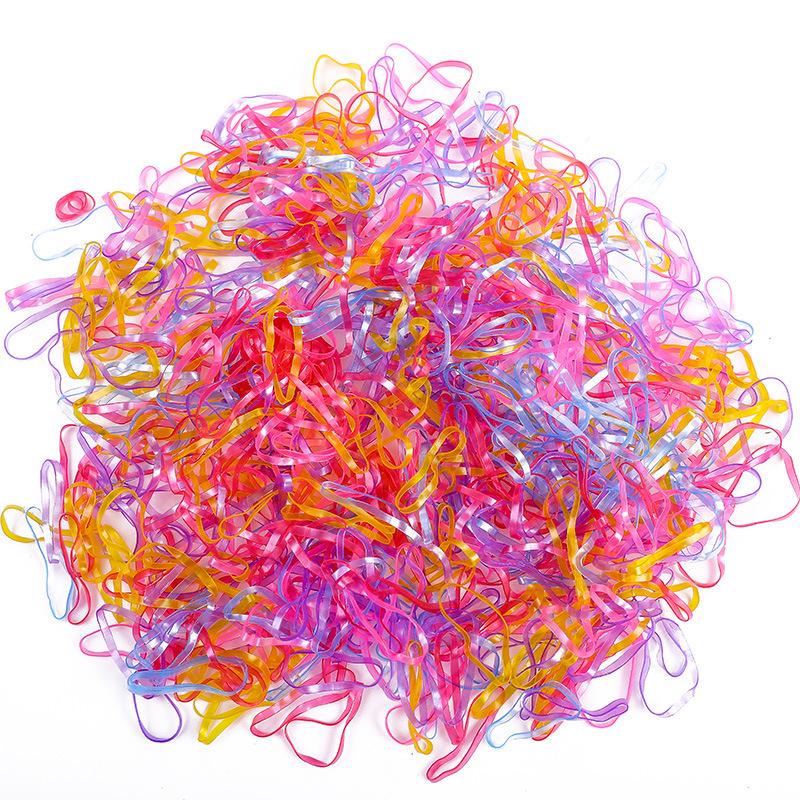 

Детские резинки для волос - 1000 одноразовых резинок для девочек и малышей, аксессуары для волос