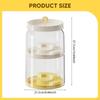 Clear Figure Display Case Stand Dustproof Elegant Protection Countertop Showcase Container