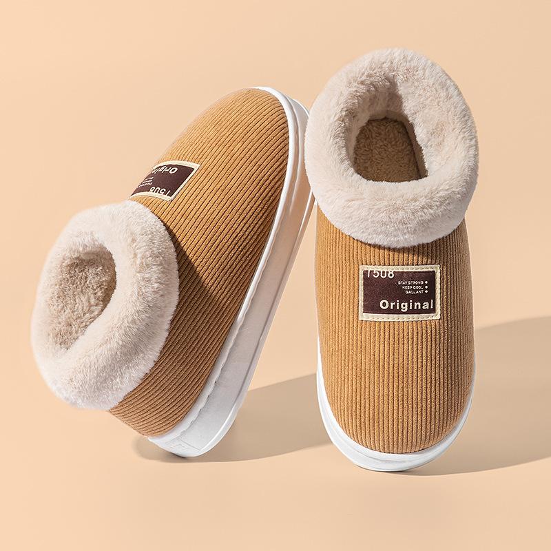 Women's Winter Slippers with Plush Faux Fur Lining - Non-Slip EVA Sole Indoor/Outdoor House Shoes, Slipon Shoes,Boots