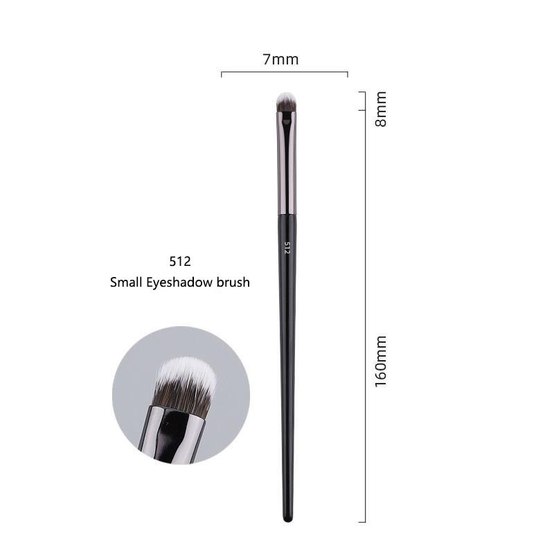 1pc Small Detail Smudge Makeup Brushes Precision Eyeshadow Make Up Brush Eyeliner Lower Eyelid Synthetic Hair Beauty Too 511 512