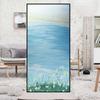 Pastorale Style Oil Painting Window Film Small Fresh Plants Glass Sticker Privacy Protection Static Stained Glass Films Decor