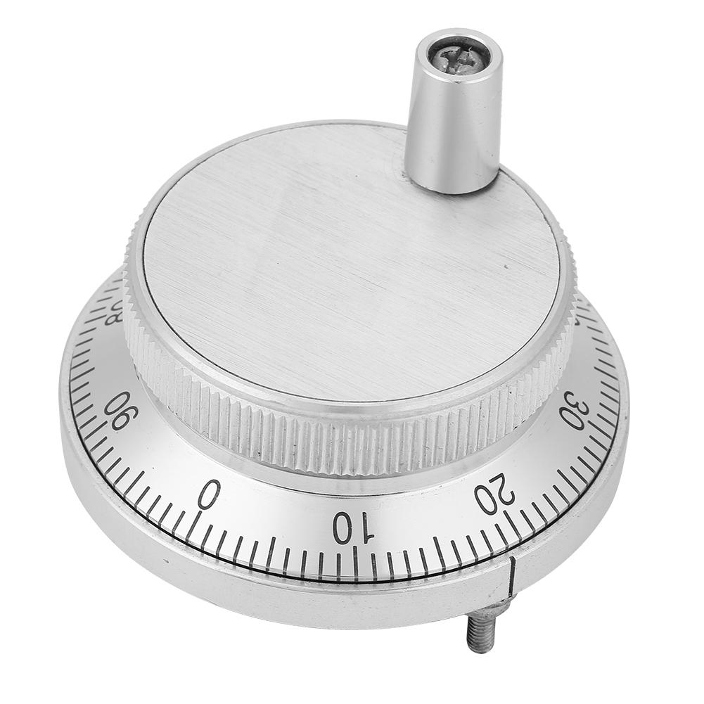 5V 60mm Diameter 4 Terminal Manual Pulse Generator CNC Electronic Handwheel with Handle