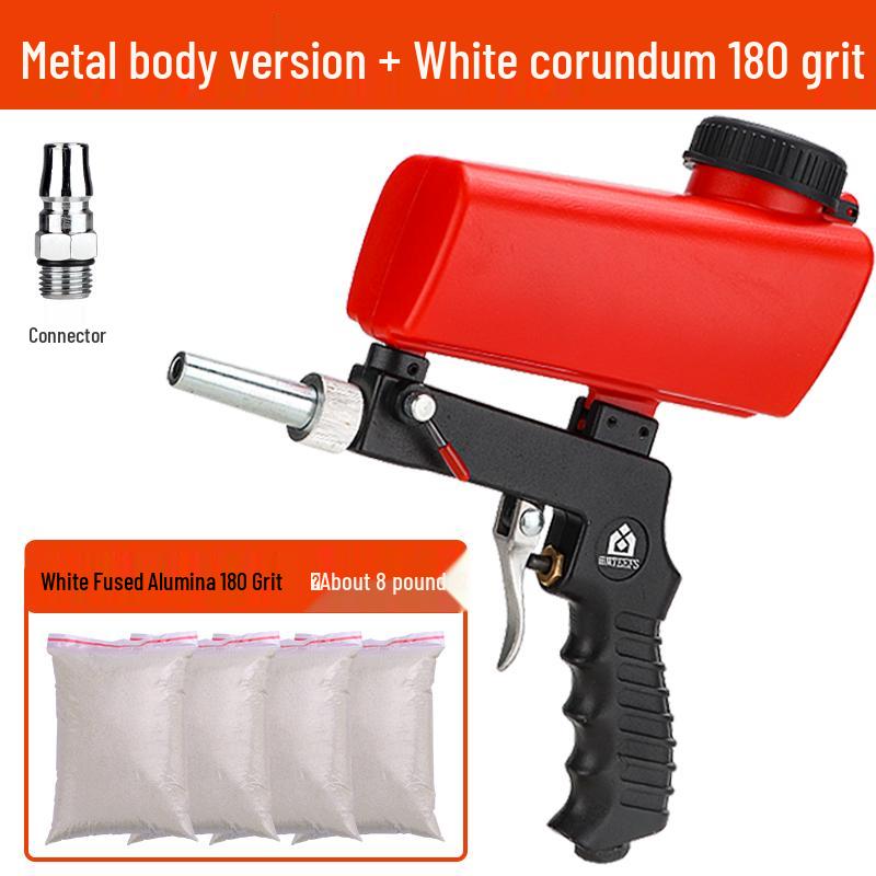 Tianfeng Handheld Pneumatic Sandblasting Gun - Rust Remover & Metal Refurbisher