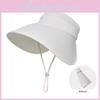 Ultralight Ice Silk Sun Hat With Uv Protection And Alphabet Design For Casual Wear