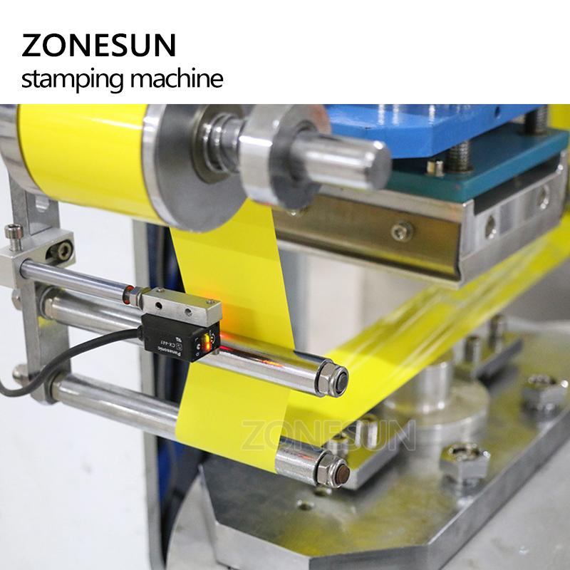 ZONESUN ZY-819S3 Automatic Flat Rotary Stamping Machine Can feed bottle caps automatically Customize the machine according to your product