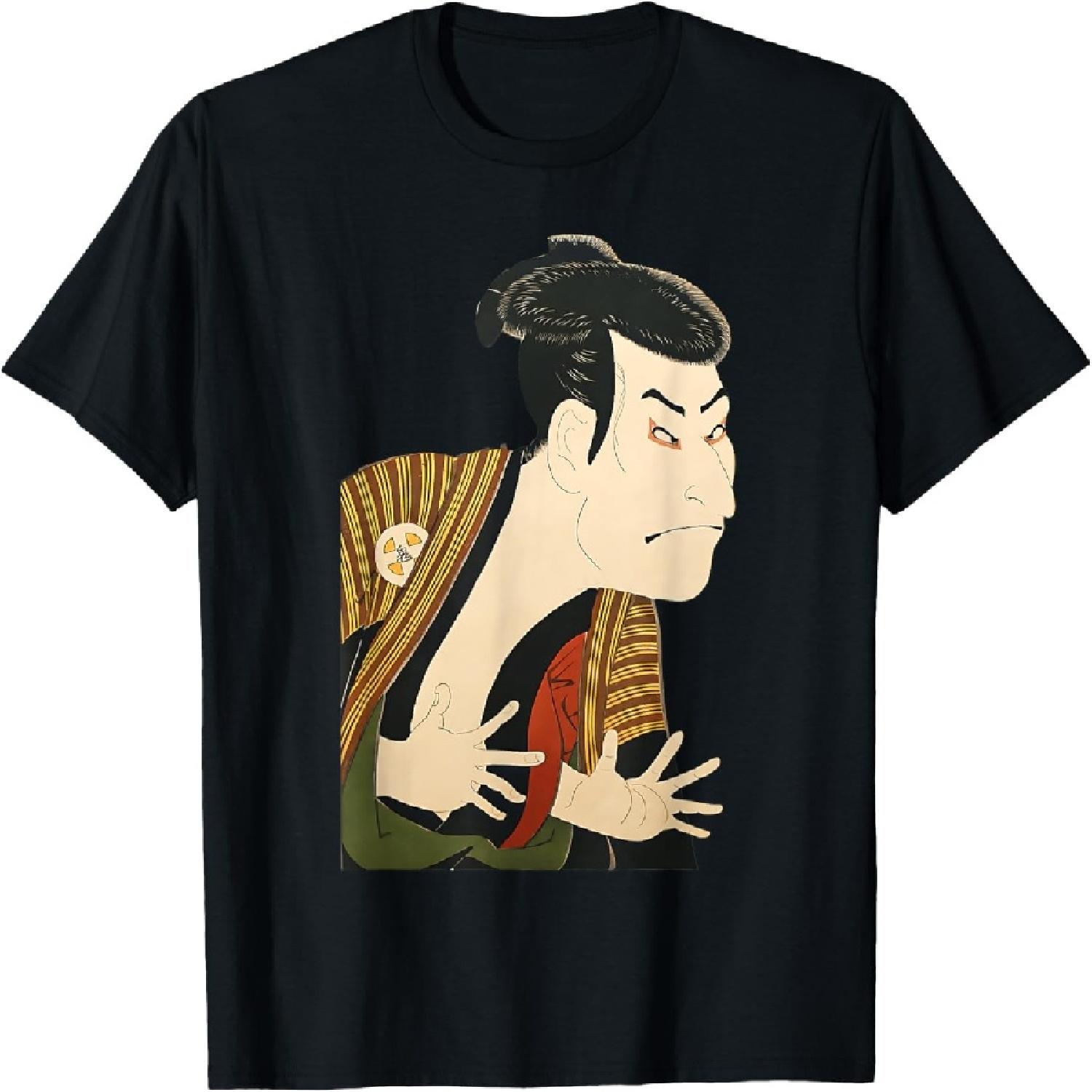 

Kabuki Actor Otani Oniji III Sharaku Japanese art Ukiyo-e T-Shirt XXXXXL різнокольоровий