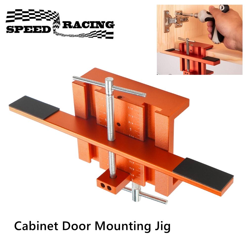 

Cabinet Door Mounting Jig Aluminum Cabinet Hardware Jig Tool Punch Locator Drill Guide for Face Frame or Frameless Cabinets