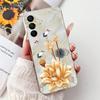 For Samsung A15 Case SM-A155F Clear Luxury Cute Fashion Flowers Funny Painted Back Cover For Samsung Galaxy A15 Phone Case Funda
