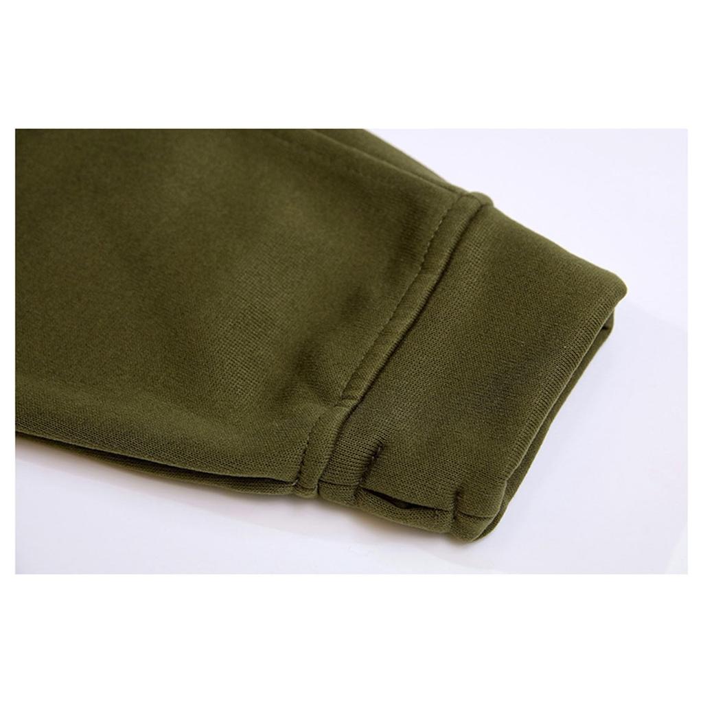 Women's Fashion Solid Color Pullover Casual Loose Button Sweatshirt