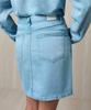 Rie Soft Denim Mini Skirt