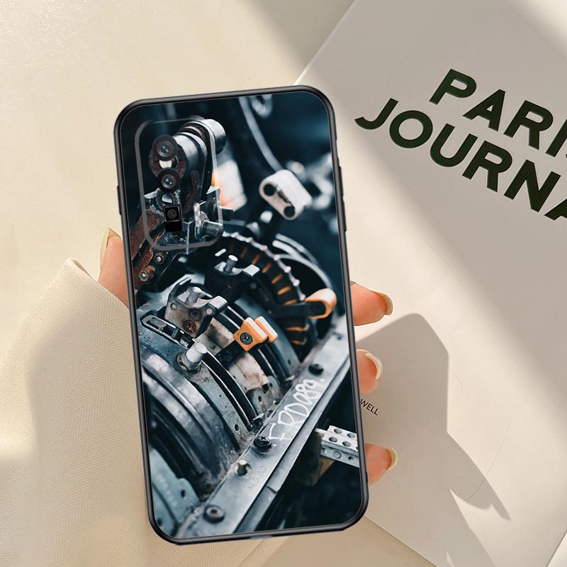 Mechanical Engines Case For Xiaomi 15 14 Ultra 13T 14T 15T Pro 17 Pro Max POCO X7 Pro X3 X5 X6 F5 F6 F7 F8 Coque