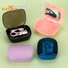 Étui de retenue à Double couche avec outil de retrait de miroir-boîte de rangement pratique pour prothèses dentaires, aligneurs et appareils orthodontiques