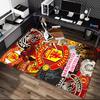 Manchester United Manchester City Teppich mit Aufdruck, Multifunktionaler Bürostuhl Sofa Teppich, Leicht zu reinigender Teppich für Zuhause und Wohnbereiche
