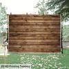 2D Rustic Wooden Texture Tapestry, Farmhouse Style Wood Plank Backdrop