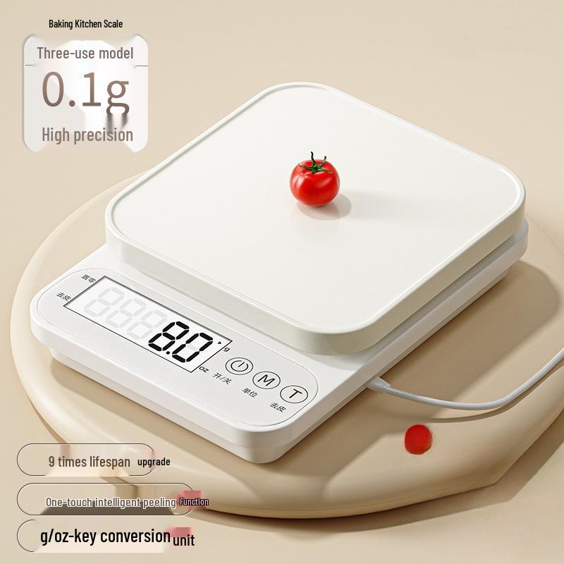 Compact Kitchen Digital Gram Scale for Precise Baking and Food Weighing