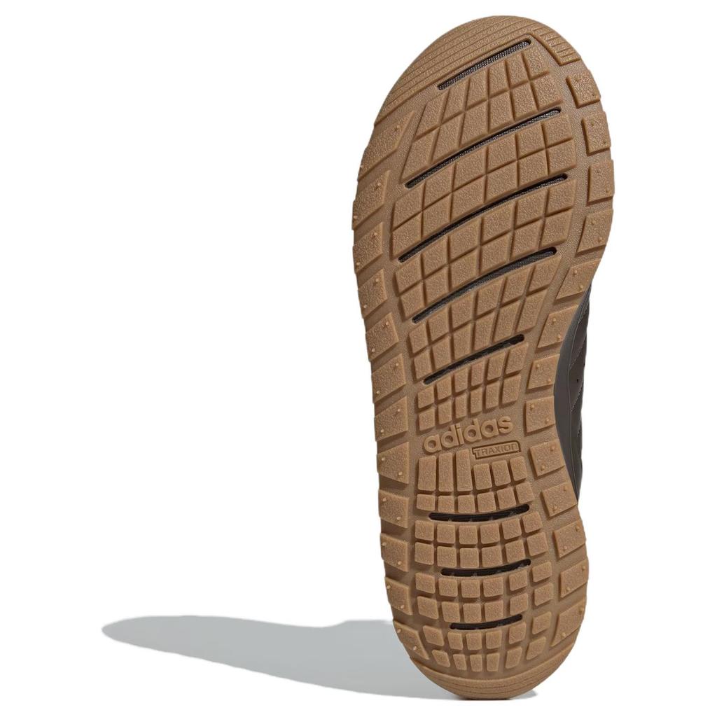 Adidas Fusion Storm 2.0 Comfortable Stylish Non-Slip Wear-Resistant Warm Mid-Top Retro Basketball Shoes Unisex Sneakers Brown Green JP7716