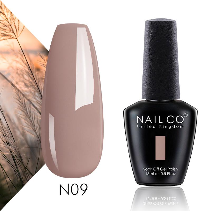 NAILCO 15ml Autumn Winter Brown Coffee Gel Nail Polish Design Nail Art Khaki Nude Color Series Glitter Manicure Set UV Nails Gel