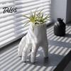 Creative Resin Plant Container Creepy Severed Hand Planter, 3D Printed Stitched Succulent Pot, Gothic Weird Funny Gesture Vase Small Flower
