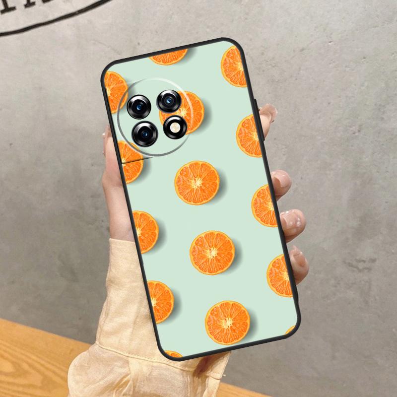 

Summer Fruit Orange Case For OnePlus 15 15R 13 13R 13T 12 12R 11 10 10R 10T 8T Nord 5 CE 4 2 3 Lite N20 N30 Cover OnePlus Nord 5