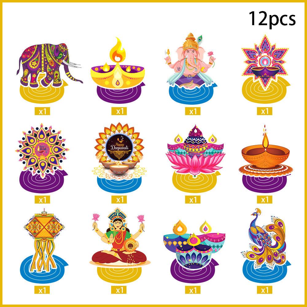 Festival Paper Diwali Hanging Decorations Elephant Paper Spiral Party Decor