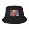 Funny Dinosaur Christmas Bucket Hat Luxury Brand Sports Caps Funny Hat Cap FeUnisex Unisexs