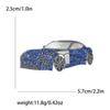 Retro Personalized Alloy Rhinestone Car Brooch Creative Trend Men'S And Women'S Suit Cardigan Corsage Jewelry Pin