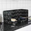 Gas Stove Splatter Guard Multipurpose Foldable High Temperature Resistance Aluminum Foil Oil   Guard for Kitchen