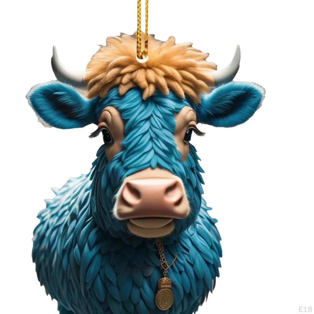 Christmas Tree Decorations Acrylic Ornaments Birthday Gift Door Window Car Pendants for Home