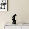 Decorazione Coppia che Balla Statuetta Ballerina che si Abbraccia Stampata in 3D, Scultura Statua Astratta Minimalista, Ornamento per Casa, Ufficio, Soggiorno