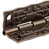 Cabinet Door Furniture Hinge 36*23mm Jewelry Wood Boxes Decorative Hinges Furniture Fittings +Screws +Storage Box