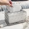 New Rattan Pattern Tissue Box Living Room Paper Box Desktop Tissue Box Car Tissue Box Toilet Tissue Box