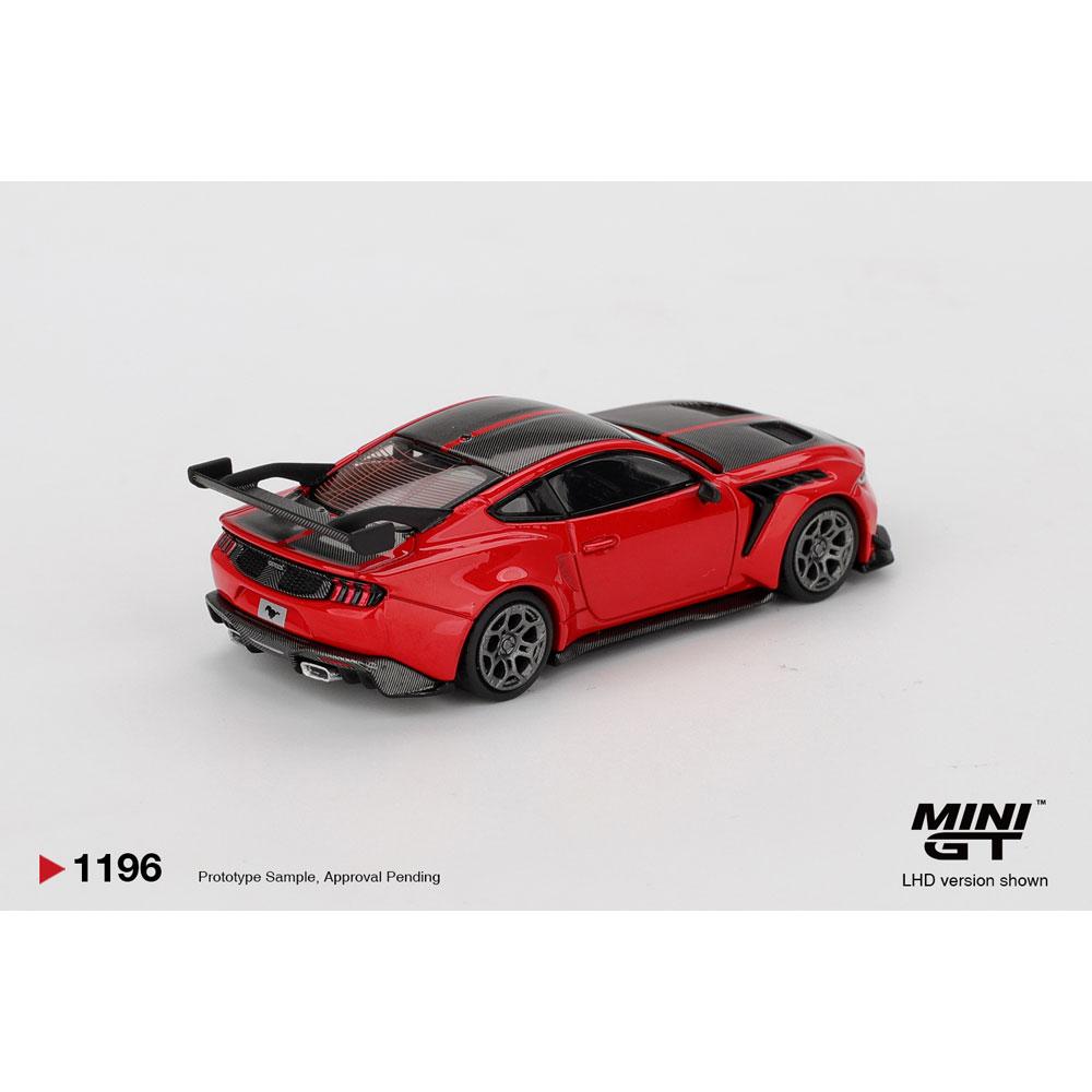 Presale MINIGT 1/64 Ford Mustang GTD Race Red Diecast Model Car High Performance Model Gift for Boys Adults