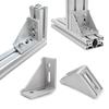 5Pcs/set Fasteners Angle Bracket 90 Degree Corner Support Bracket Durable L-Shaped Connector
