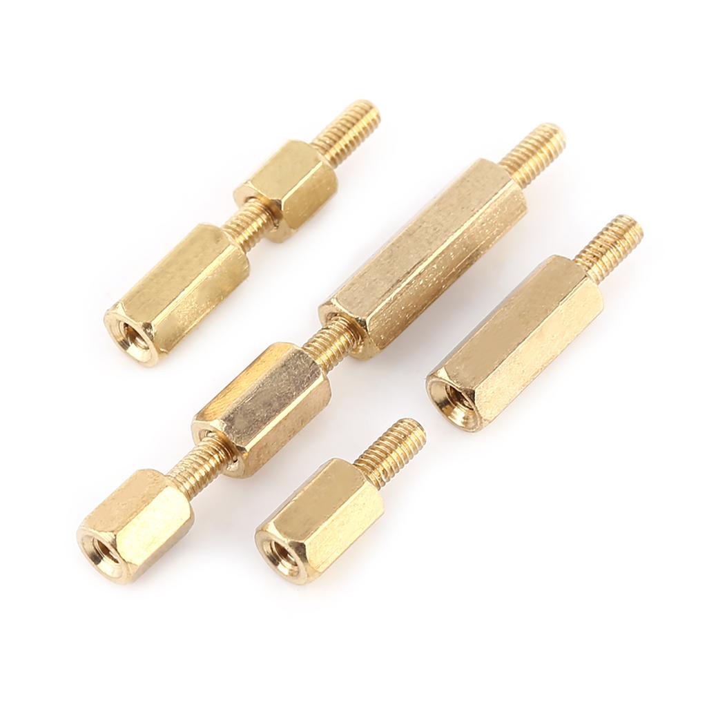 360pcs M2.5 Brass Male Female Standoff and Stainless Steel Hex Nuts Assortment In Box